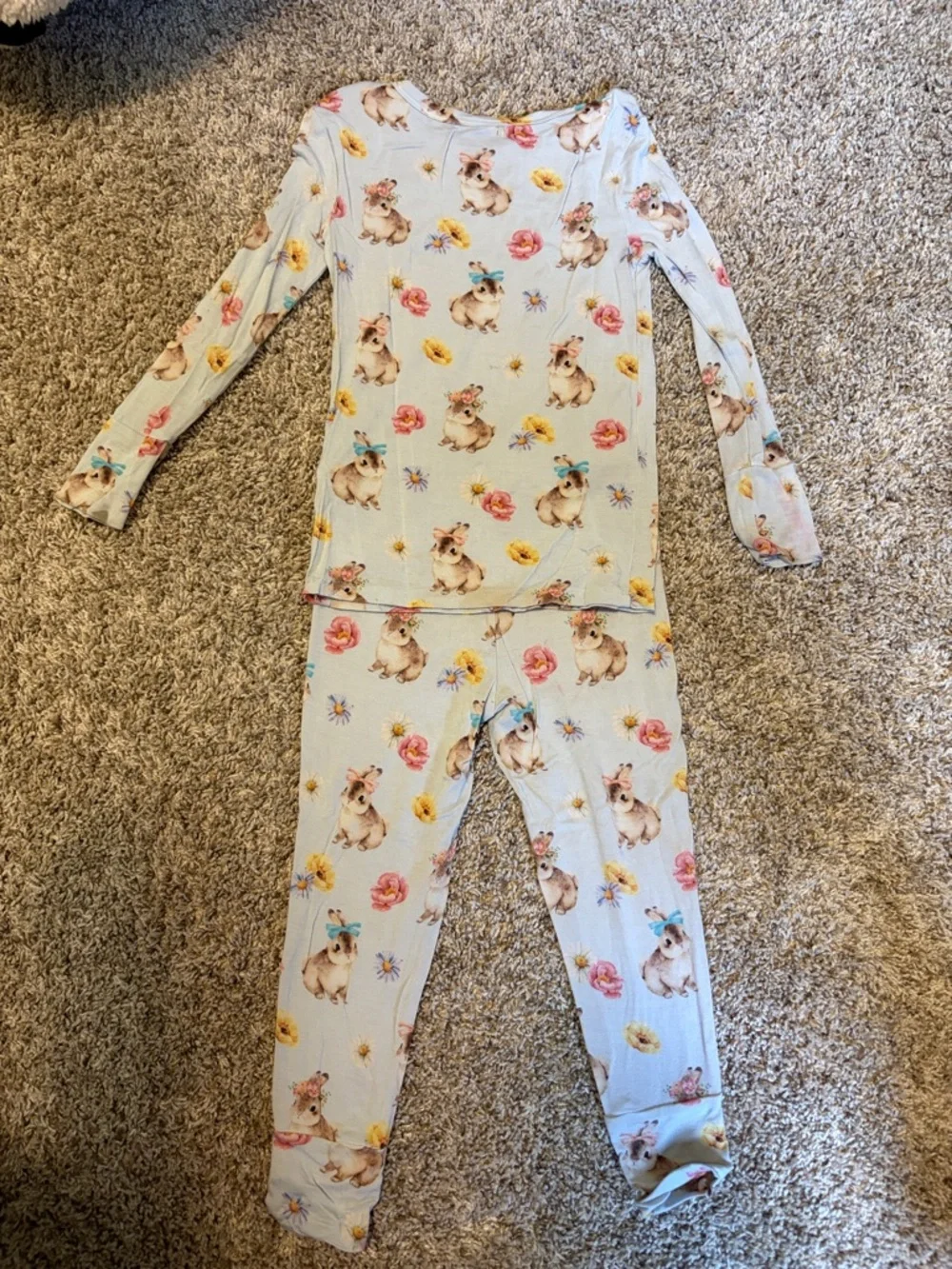 3T-4T Posh Peanut Bunnies PJ Set - Picture 3 of 3